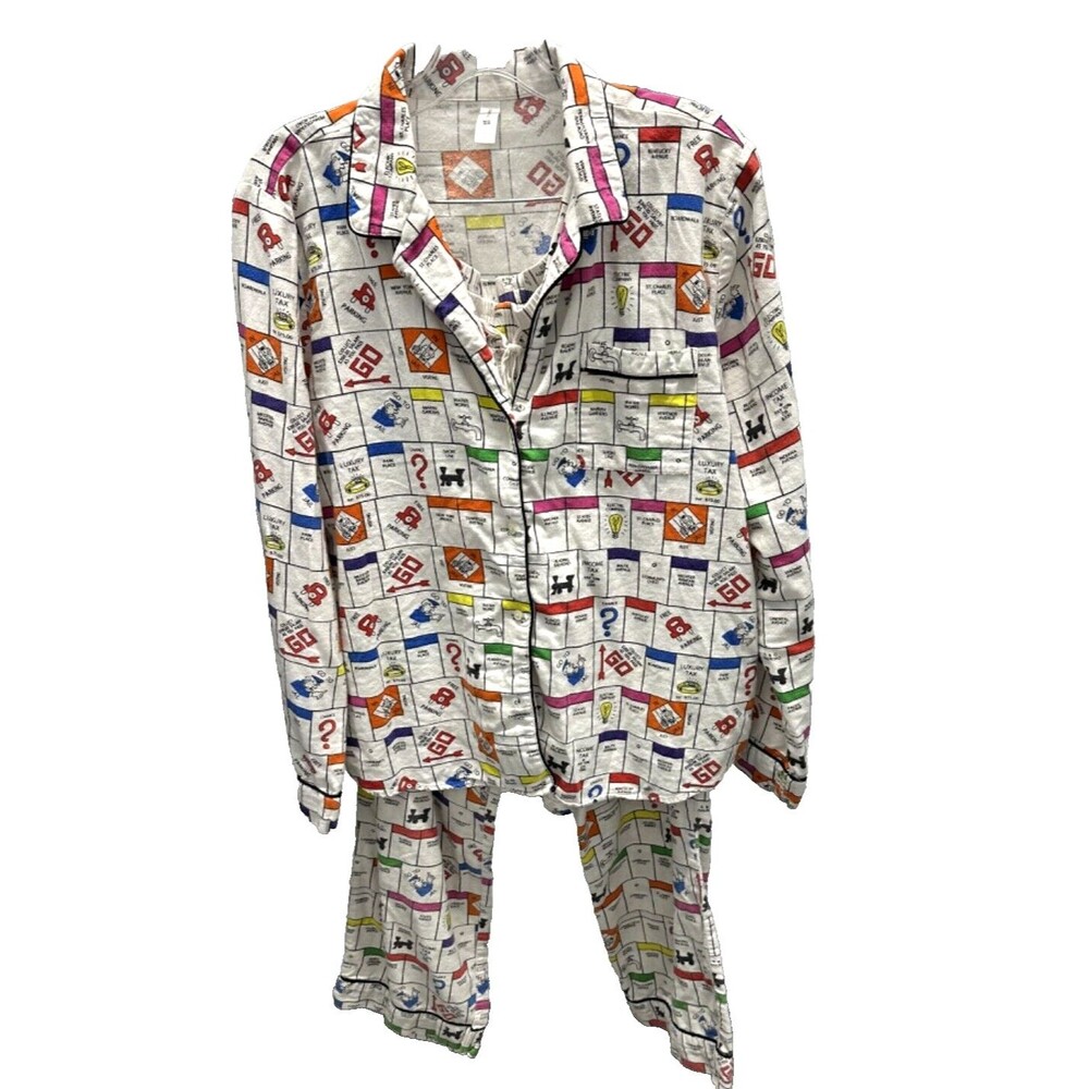 Gap Body x Hasbro Monopoly Board Pajama Set – Cozy Cotton Flannel